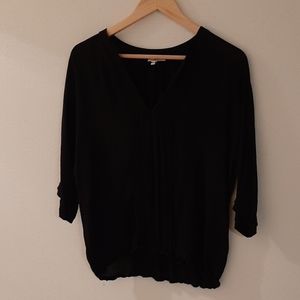 Joie 100 % silk black blouse